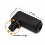 Get the Perfect Fit with Plug to Socket Right Angle Adaptor P6485 - Image 3