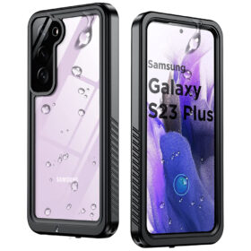 Redpepper Waterproof Case for Samsung Galaxy S23 Plus - Black: Ultimate Protection for Your Device