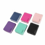 Hanman PU Leather Flip Case with Latch for Samsung Galaxy Z Flip 5 - Rose Gold - Image 2