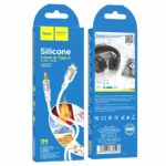 Hoco UPA22 USB-C to AUX Silicone Cable - White: A Convenient and Stylish USB-C to AUX Cable - Image 6