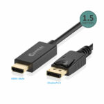 Sansai Displayport To HDMI Male To Male Cable 1.5m - Image 2