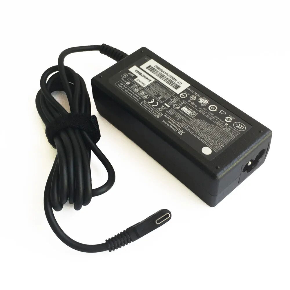 65W-Type-USB-C-Adapter-AC-Charger-for-HP-Elite-X2-1012-G1-G2-TPN-CA06-TPN-CA10-TPN-LA12-Laptop-Power-Supply-pic1 65W USB-Type-C OEM HP Charger Power Adapter PSU Elite/Pro X2 1012 612 G2 - Image 1
