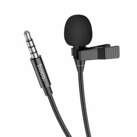 Lapel Microphone Hoco L14, (with clip, TRRS 3.5 mm, 2 m)
