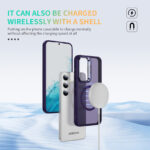 Brand New Transparent Cover with Magnetic Charge For S24 Ultra - Image 6