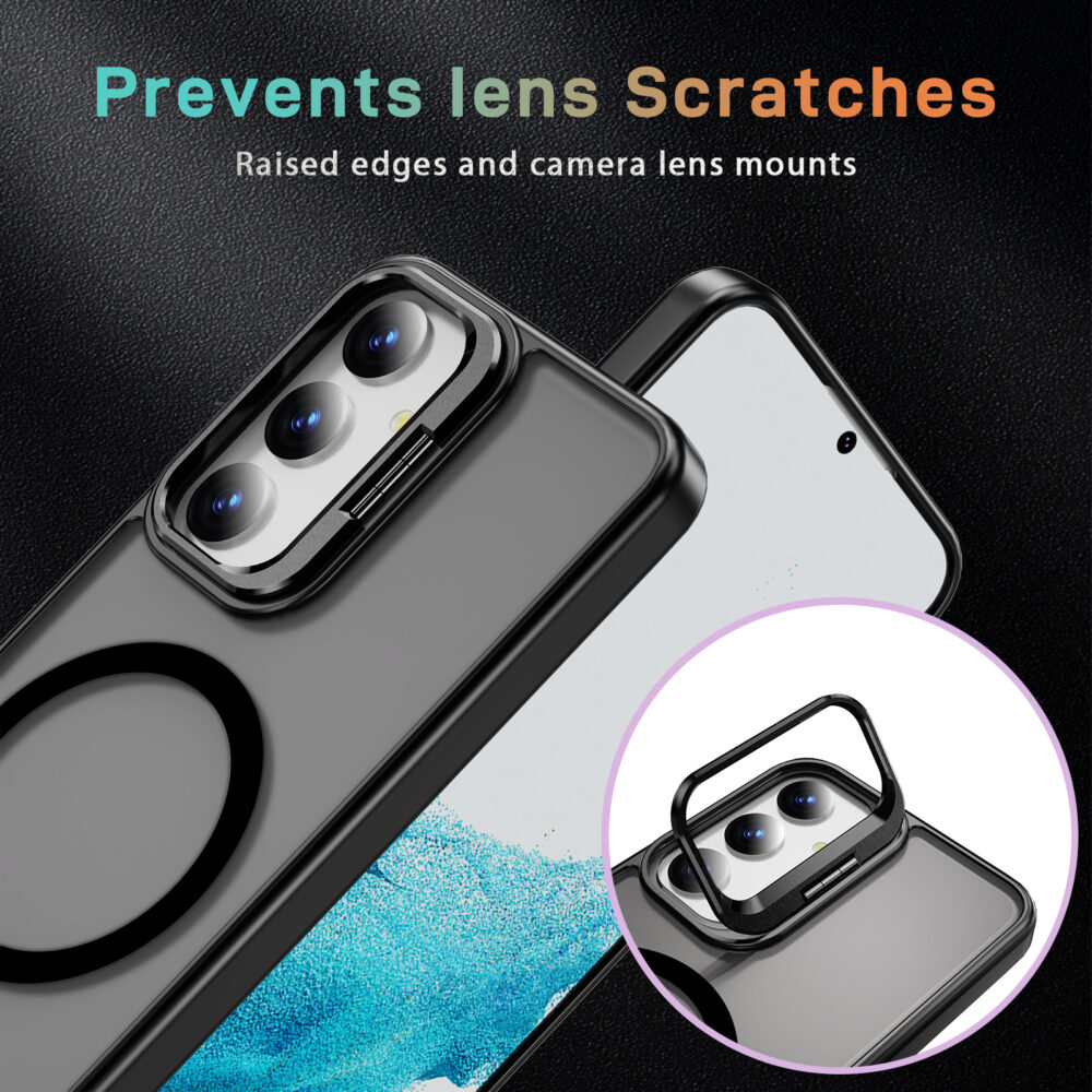 Brand New Transparent Cover with Magnetic Charge For S24 Ultra - Image 2