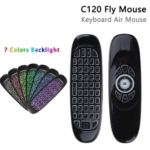 Fly Air Mouse C120 RGB 7 Backlight Wireless Backlit Keyboard 2.4G Remote Control - Image 5