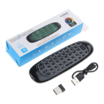 Fly Air Mouse C120 RGB 7 Backlight Wireless Backlit Keyboard 2.4G Remote Control