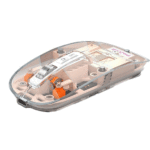 FMOUSE Transparent Gaming Mouse Bluetooth Wireless Mouse with RGB Light Recr2