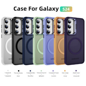 Brand New Transparent Cover with Magnetic Charge For S24