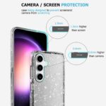 BLACKTECH Stay Glitter With Magnetic - Clear case for Samsung Galaxy S24 - Image 4