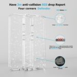 BLACKTECH Stay Glitter With Magnetic - Clear case for Samsung Galaxy S24 - Image 2