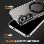 BLACKTECH Velvet Touch With Magnetic - Black for Samsung Galaxy S24 Plus : A Stylish and Functional Phone Case - Image 5