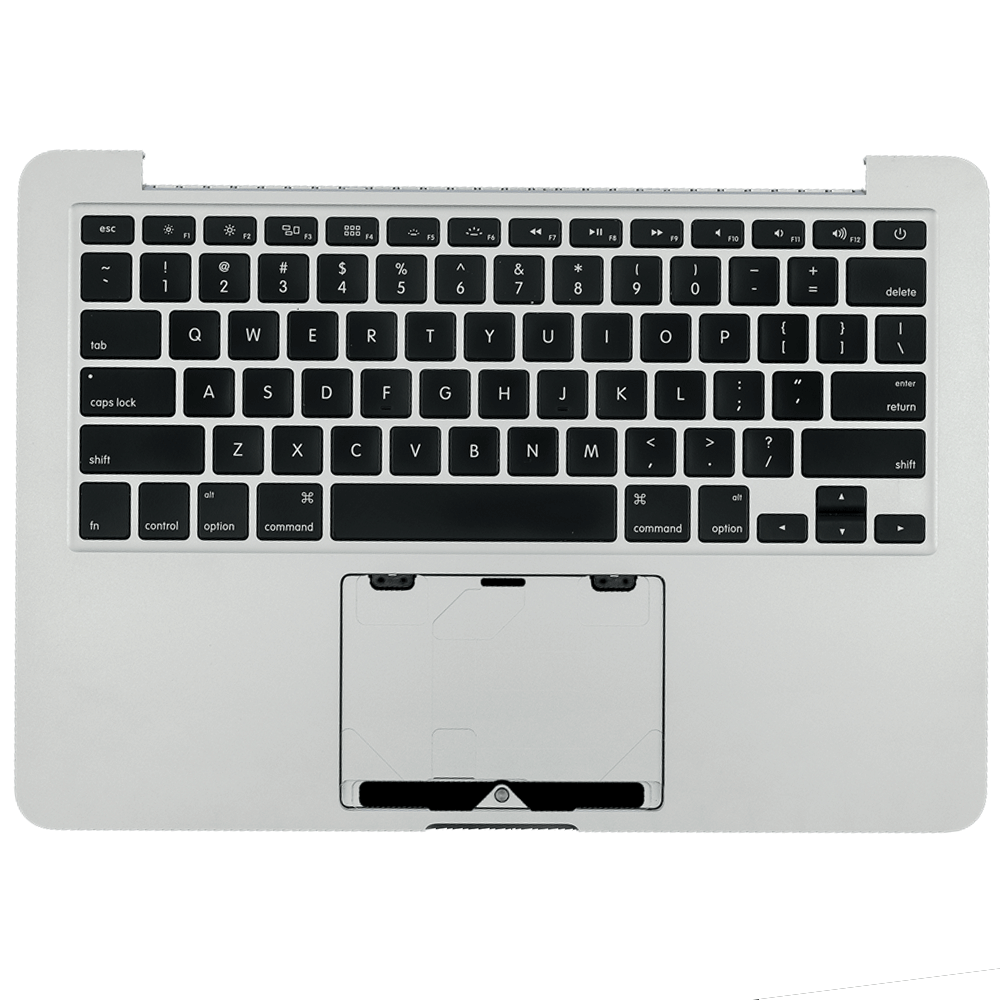 A1425palmrest MacBook Pro Silver Palm Rest Top Case with Keyboard (Model: A1425) - Image 1