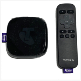 Telstra TV 4200X Powered by Roku - (Black)