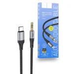 Hoco DAC USB-C Type-C to 3.5mm AUX Nylon Braided Cable - 1 Metre