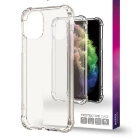 Durable BLACKTECH Clear Silicone Case for Samsung Galaxy A15 - Thick Protection