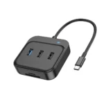 Hoco HB38 PD100W Easy Link 7-in-1 Multiport Adapter (HDMI, SD, TF, 4 USB) - Image 3