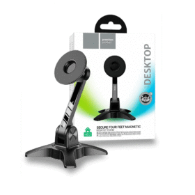 Hoco HD2 300% Stronger Stone Magnetic Joy Ring Desktop Stand - Black