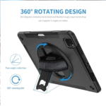 Defender Blacktech Case for   Samsung Galaxy Tab S9 - Black - Image 10