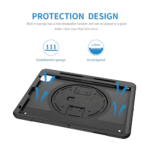 Defender Blacktech Case for   Samsung Galaxy Tab S9 - Black - Image 11