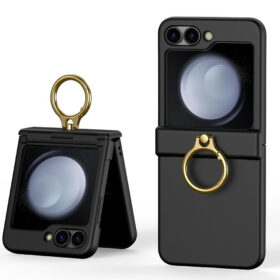 BLACKTECH Slim Fit With Ring  for Samsung Galaxy Z Flip 6 - Black