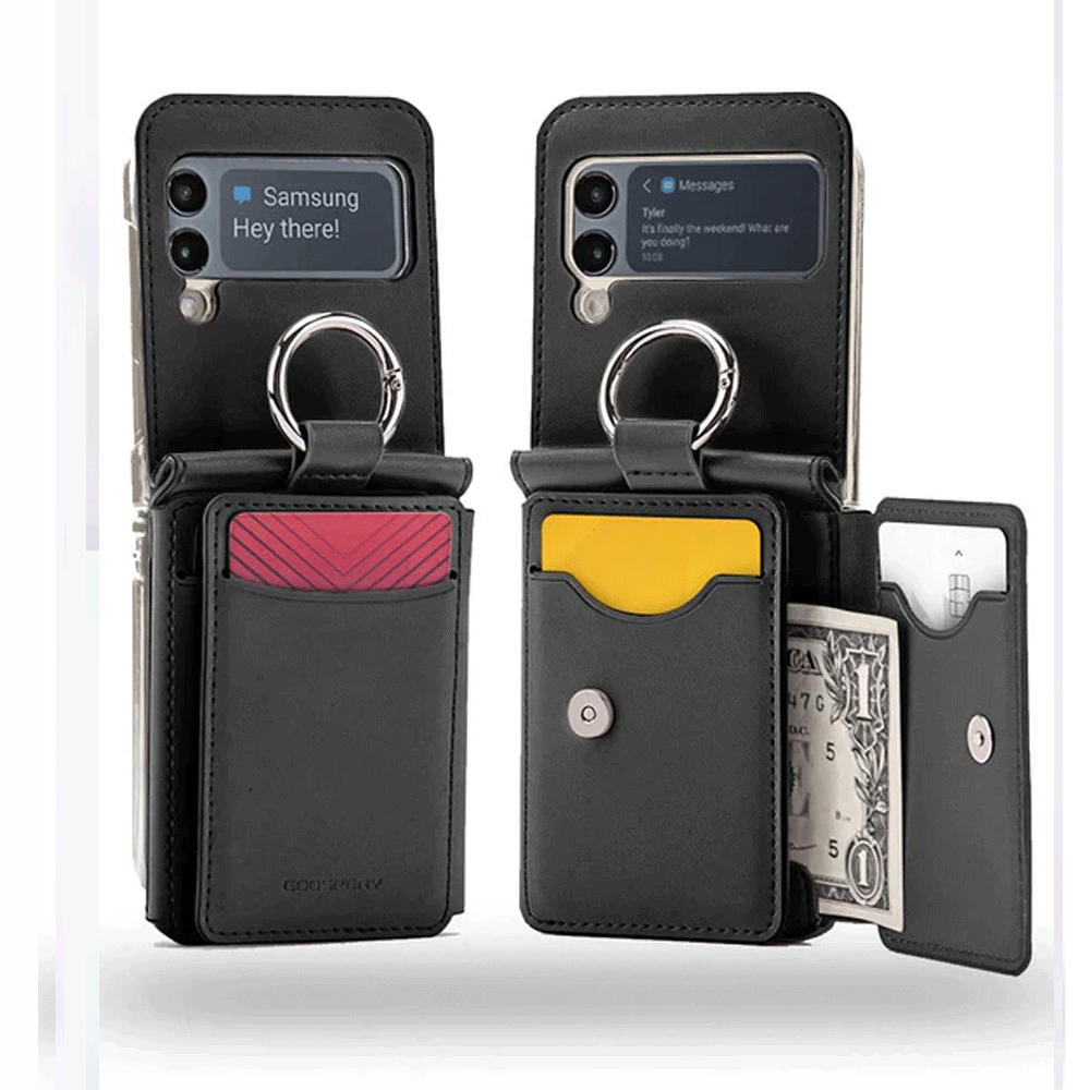 gpt7 Goospery Mercury Flex Diary Case for Galaxy Z Flip 6 - Image 1