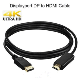 DisplayPort DP to HDMI-Type Cable Male to Male HD 4K 1080P High Speed