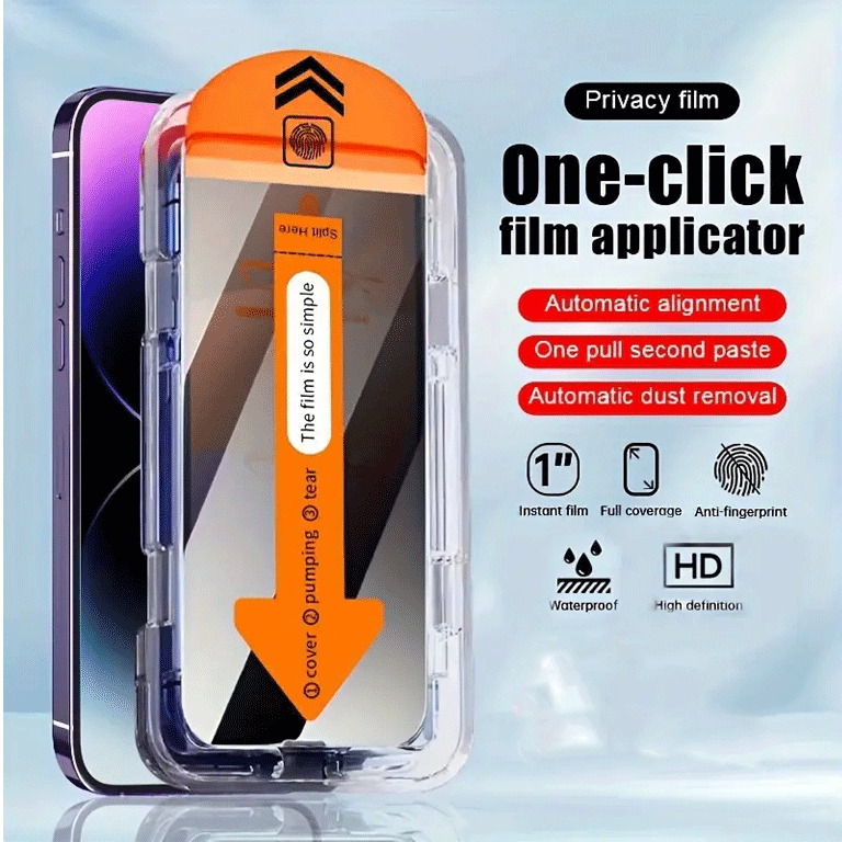 Privacy Glass Film for iPhone 16 Plus (1 Pcs Only )