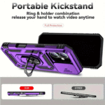 Shockproof Case for iPhone 16 Pro  with Slide Camera Lens Protection Ring and Stand - Image 2