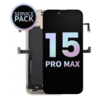 OEM iPhone 15 Pro Max (6.7 Inch) Compatible LCD (Soft OLED) Touch Digitizer Screen [Service Pack]