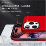 Magnetic Ring Holder Shockproof Cover Case for iPhone 16 Pro - Image 2