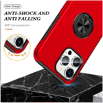 Magnetic Ring Holder Shockproof Cover Case for iPhone 16 Pro - Image 4