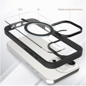 Redefine Metal Camera Lens Magnetic Transparent MagSafe Case for iPhone 16 Pro