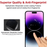 Kinglas Tempered Glass Screen Protector for iPhone 16 Pro Max - Image 3
