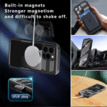Redpepper Dot+ IP68 Waterproof Case with Magnetic Ring for iPhone 16 Pro (MagSafe) - Image 5