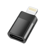 Hoco UA17 Lightning to USB-C OTG Adapter - Black - Image 3
