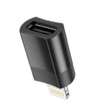 Hoco UA17 Lightning to USB-C OTG Adapter - Black - Image 4