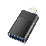Hoco UA17 Lightning to USB-A OTG Adapter - Black - Image 3