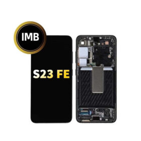 Samsung Galaxy S23 FE (Soft OLED) LCD and Touch Digitizer Screen with Frame [IMB] [BACK]