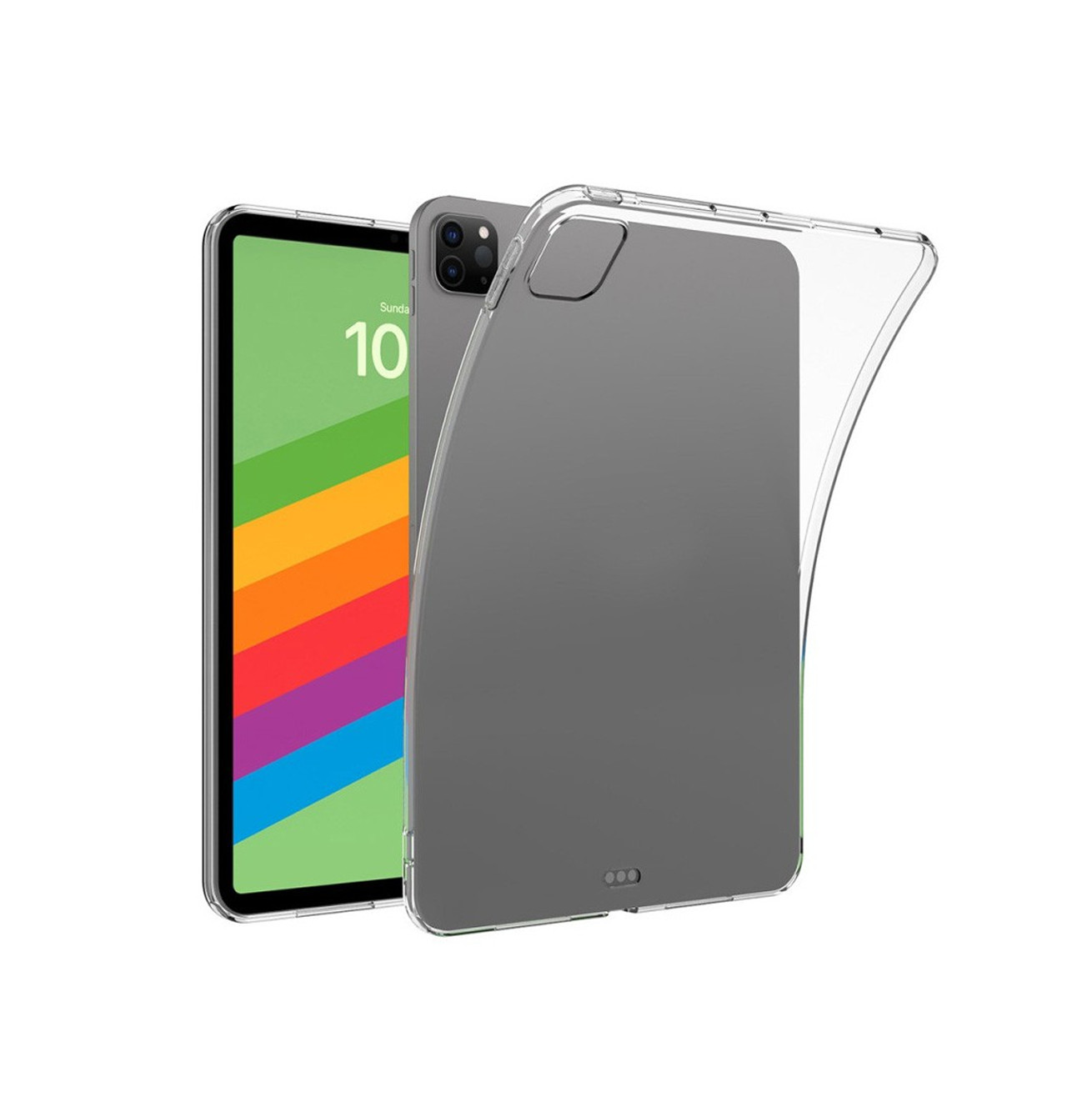aed Mercury Transparent Jelly Case Cover for iPad Pro 13-inch (2024) – Slim and Flexible - Image 1
