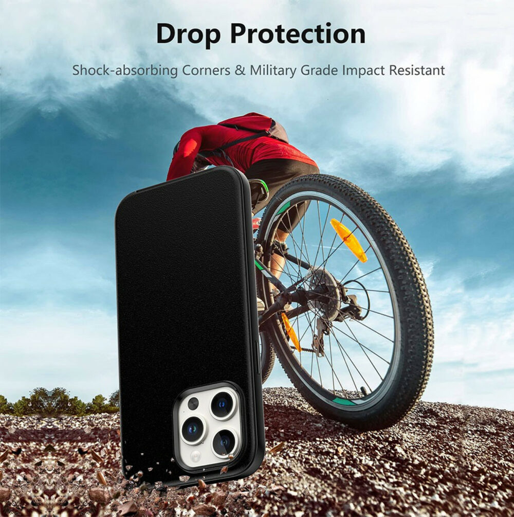 Hybrid Beatles Shockproof Case Cover with Magnetic Ring for iPhone 16 Plus - Image 6