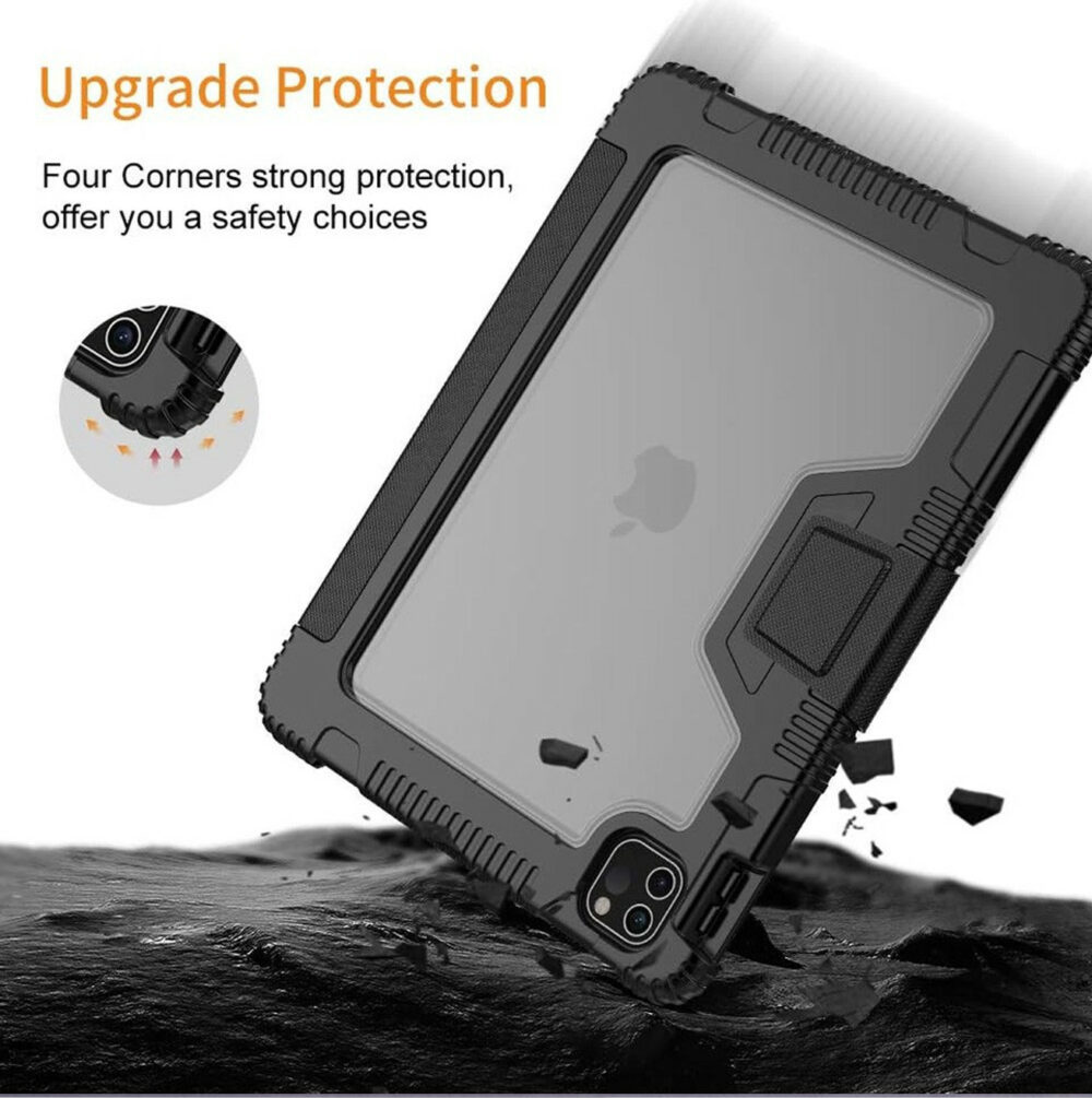 Armor Shockproof Smart Flip Case Cover for iPad Pro 13-inch (2024) – Rugged Protection with Stand - Image 9