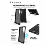 Micro Lux Case With Magnetic  for S24 Ultra  - Black - Image 2