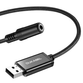 ProSeries DuKabel USB to 3.5mm TRRS Audio Adapter with Mic Support