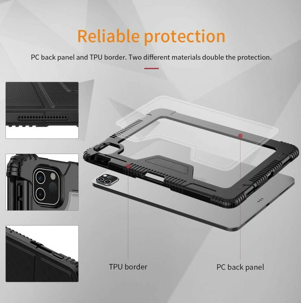 Armor Shockproof Smart Flip Case Cover for iPad Pro 13-inch (2024) – Rugged Protection with Stand - Image 7