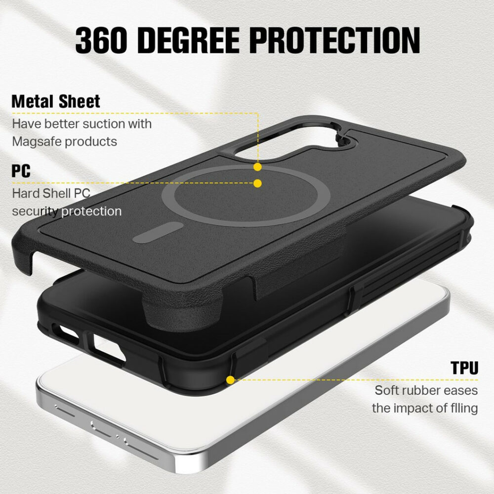 Simply Roar Armor Card Pocket Clear Case for Samsung Galaxy S25 Ultra – Brand New - Image 3
