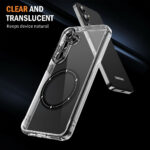 BLACKTECH Velvet Touch Case for Samsung Galaxy S25 Ultra – MagSafe Compatible (Brand New, Black) - Image 2