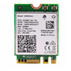 Intel Dual Band Wireless-AC 9260 (9260NGW) Wi-Fi + Bluetooth Adapter – Used