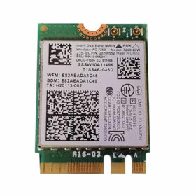 Intel 7260NGW Dual-Band Wi-Fi 5 & Bluetooth 4.0 M.2 WLAN Card – Compatible with Select Laptops