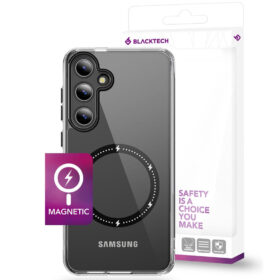 BLACKTECH Velvet Touch Case for Samsung Galaxy S25 Ultra – MagSafe Compatible (Brand New, Black)